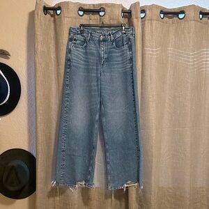 American Eagle Outfitters Super High-Rise Baggy Wide Leg